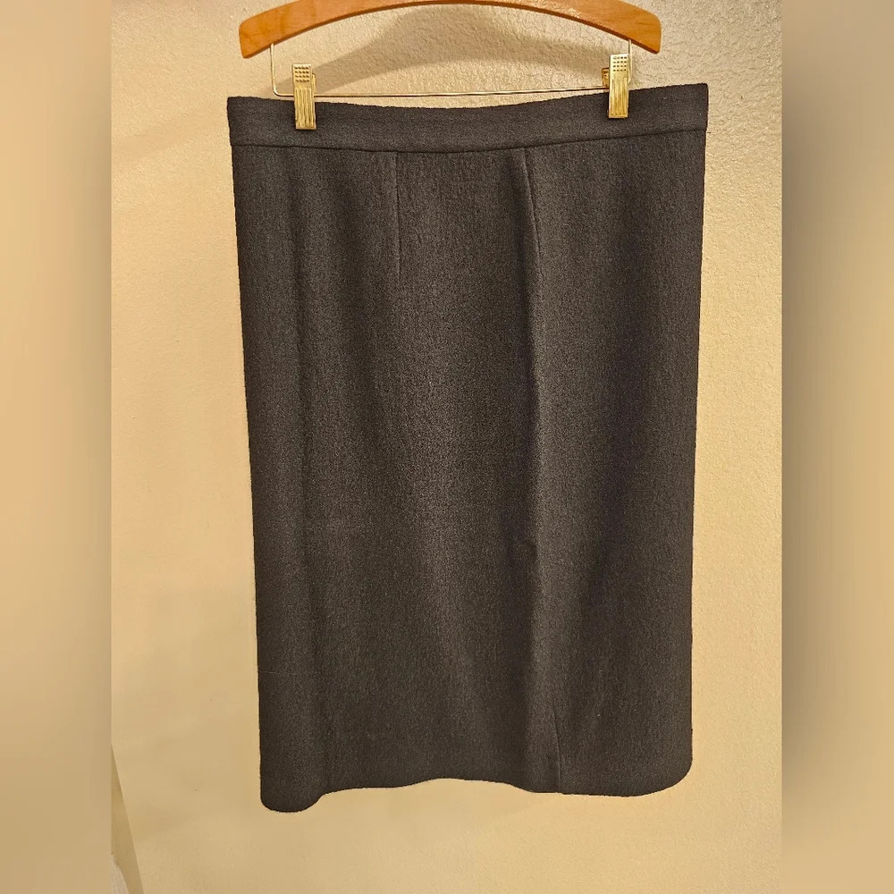 NWT Banana Republic Wool Blend Two Way Side Zip Pencil Skirt Lined Sz 12 Career